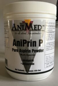 AniPrin P 100% USP Aspirin Powder labeled for horses